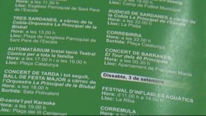 Actes previs de Festa Major