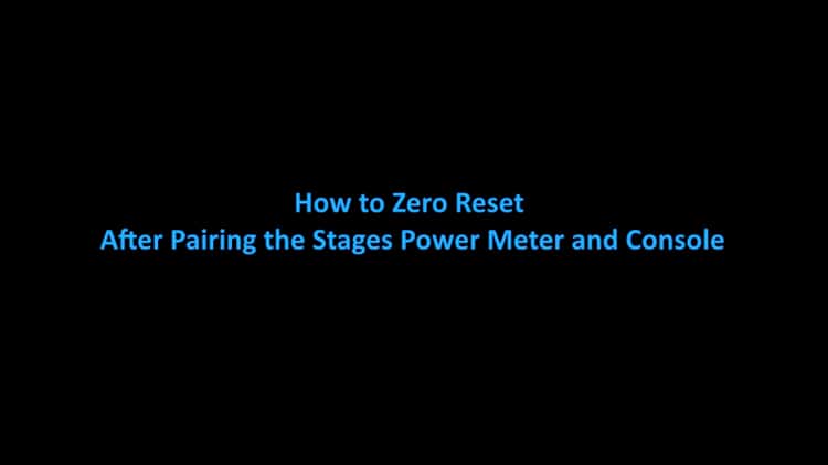 Reset stages power sales meter