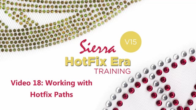 18- Hotfix Era v15 Training - Working with Paths