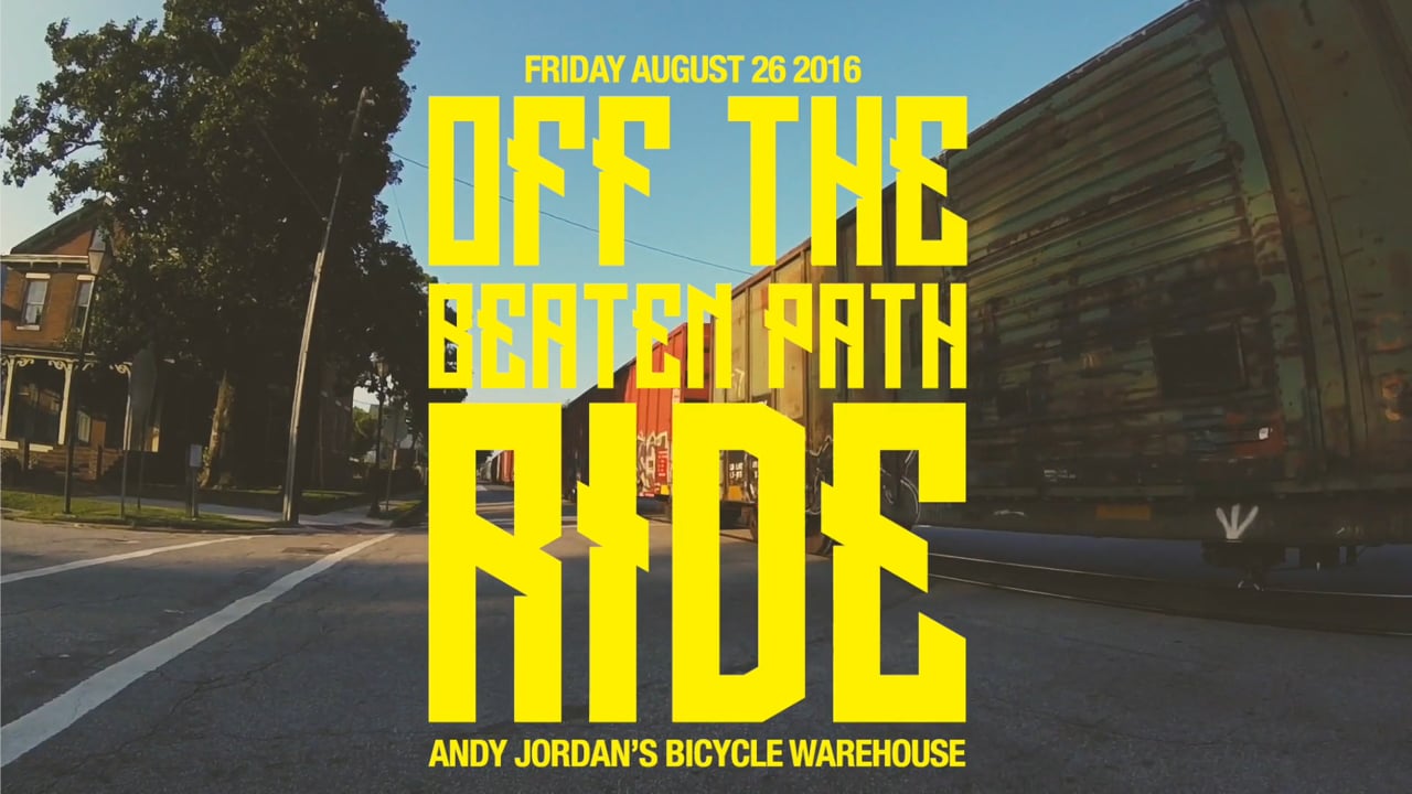 Off the Beaten Path Ride (08/26/16)