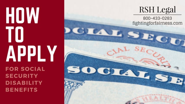 How to apply for Social Security Disability benefits.