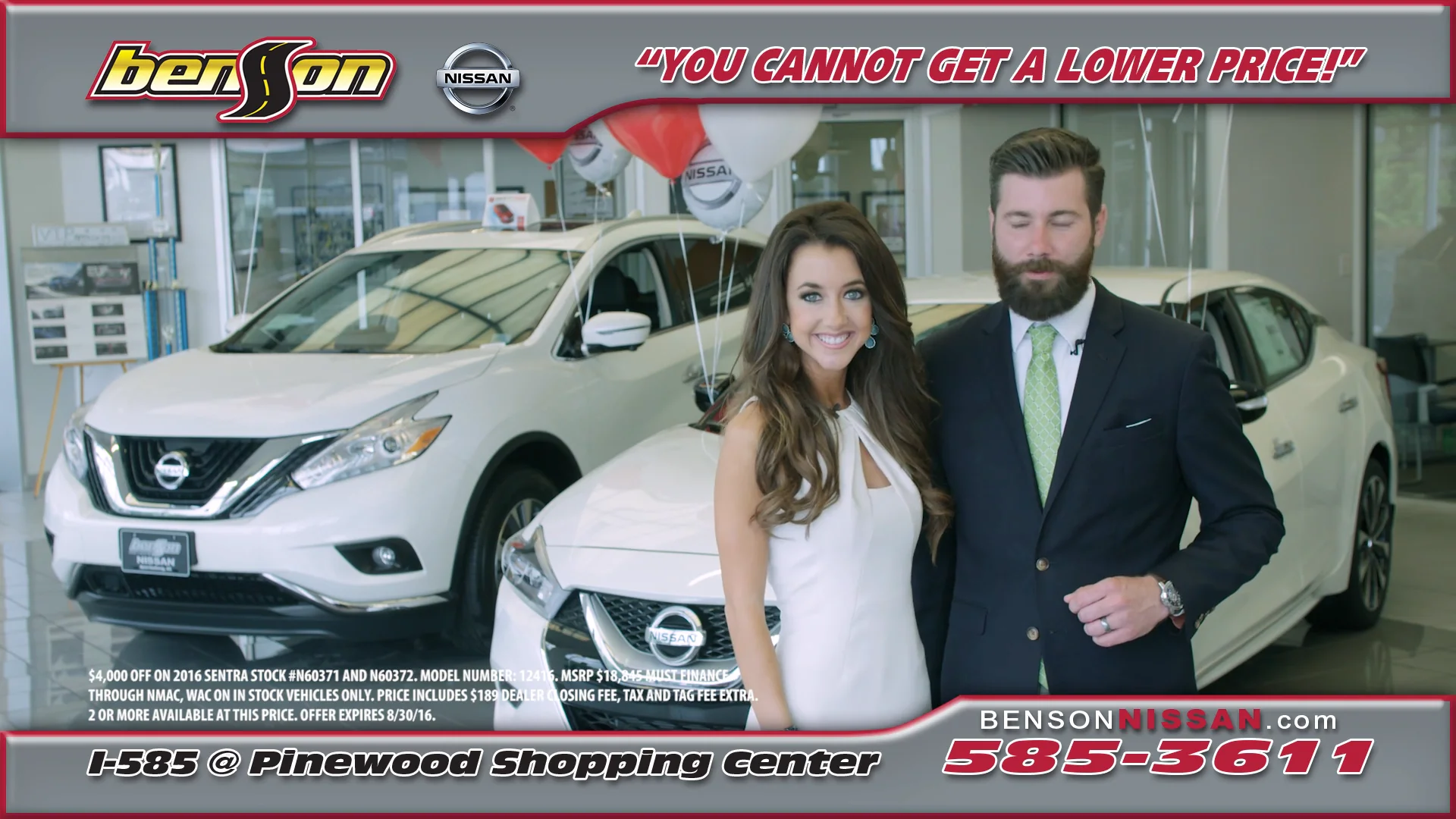 Benson Nissan August 2016 on Vimeo