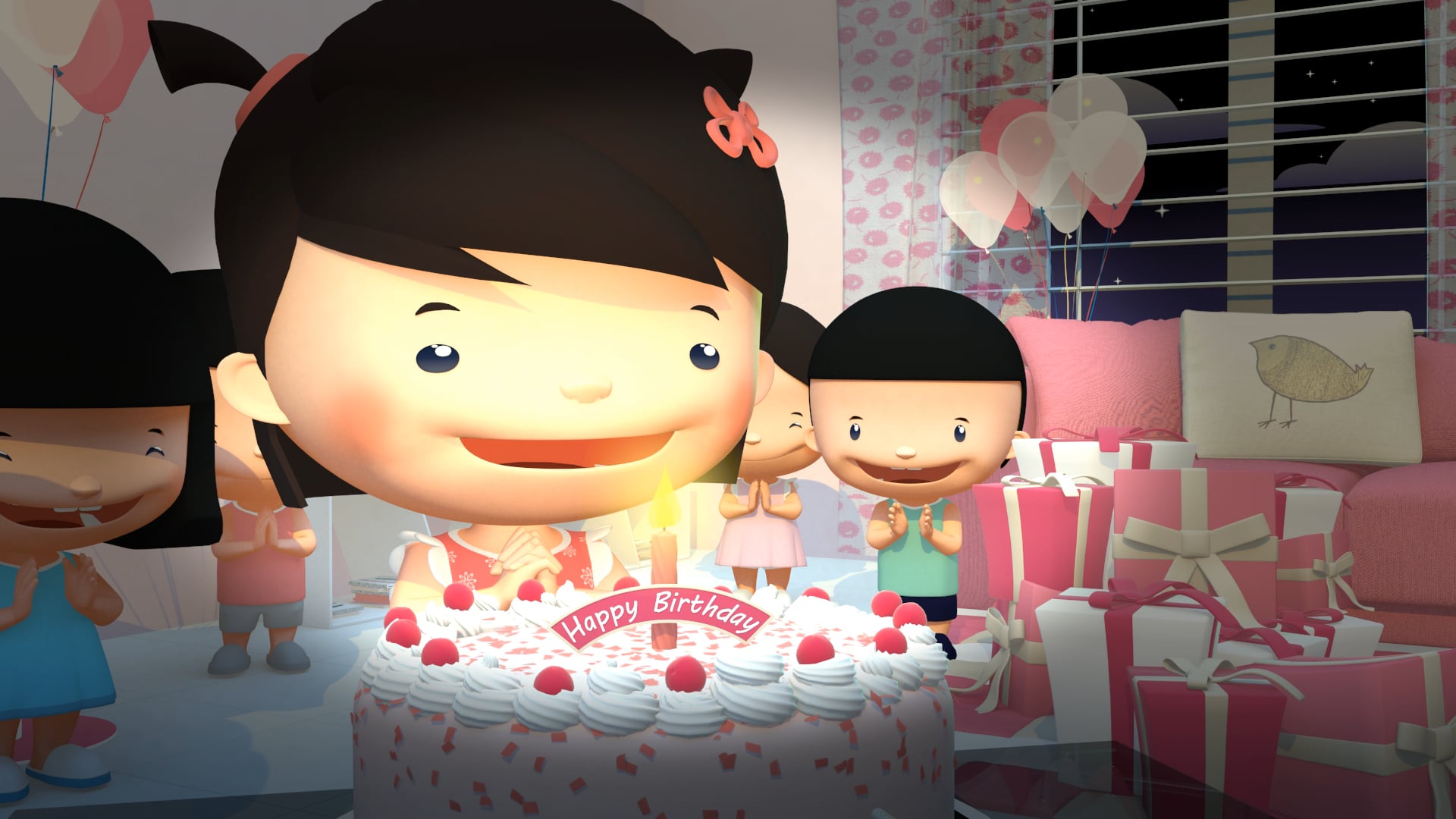 Hello Kitty blanket commercial Vietnam 2014