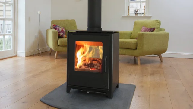 Loxton 8 Double Sided Ecodesign CAT | Mendip Stoves - Wood Burning Stoves