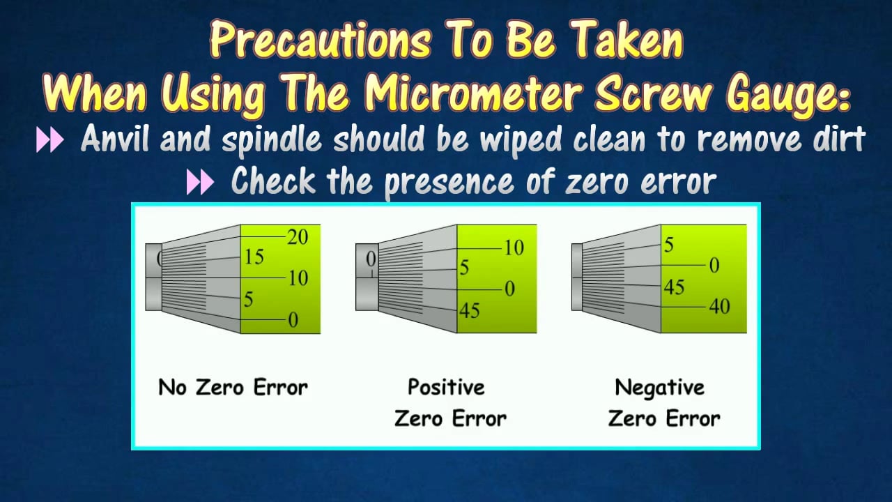 9Phy1Measuring instruments Micrometer screw gauge on Vimeo