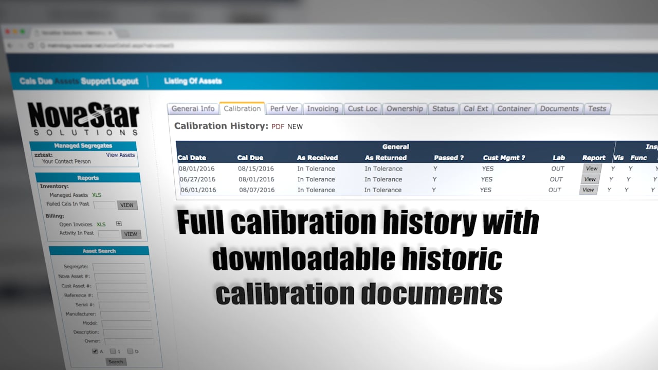 NovaStar Solutions Video - Calibration Services Portal On Vimeo