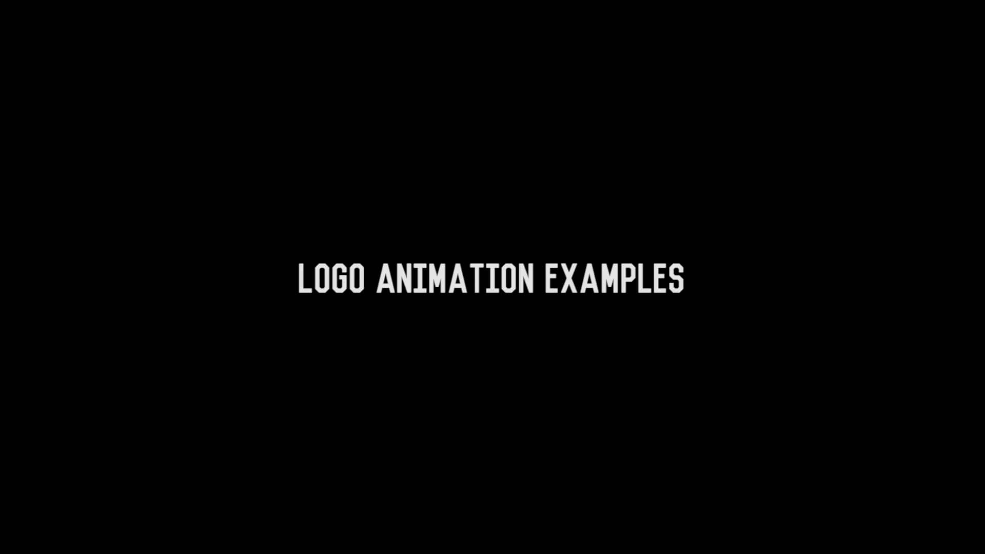 Logo Animations Examples on Vimeo
