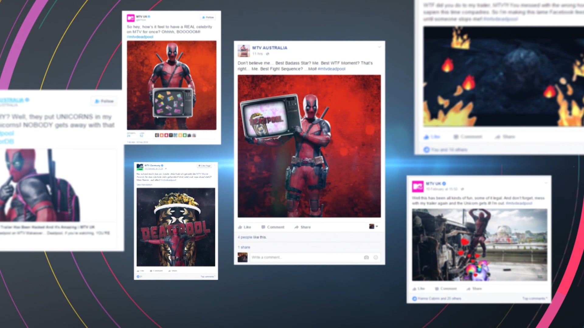 MTV Deadpool Takeover Campaign Reel