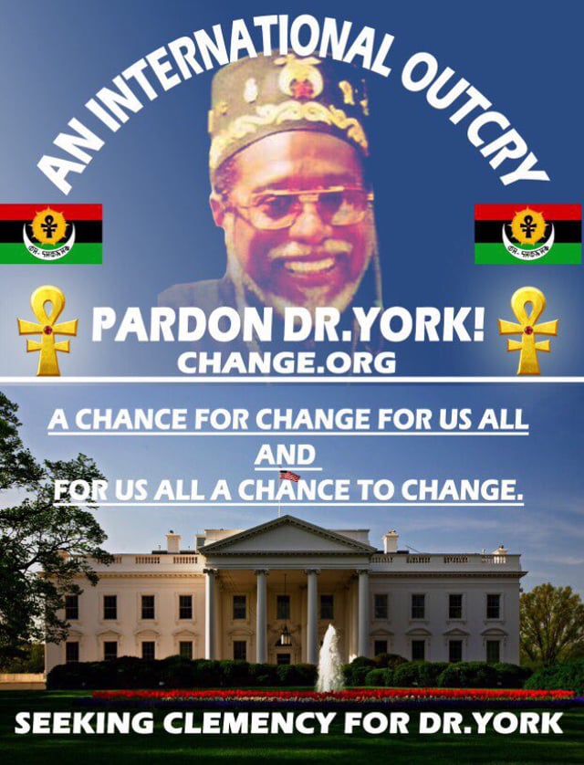 An International Outcry - Pardon Dr. York! Change.org Petition Campaign