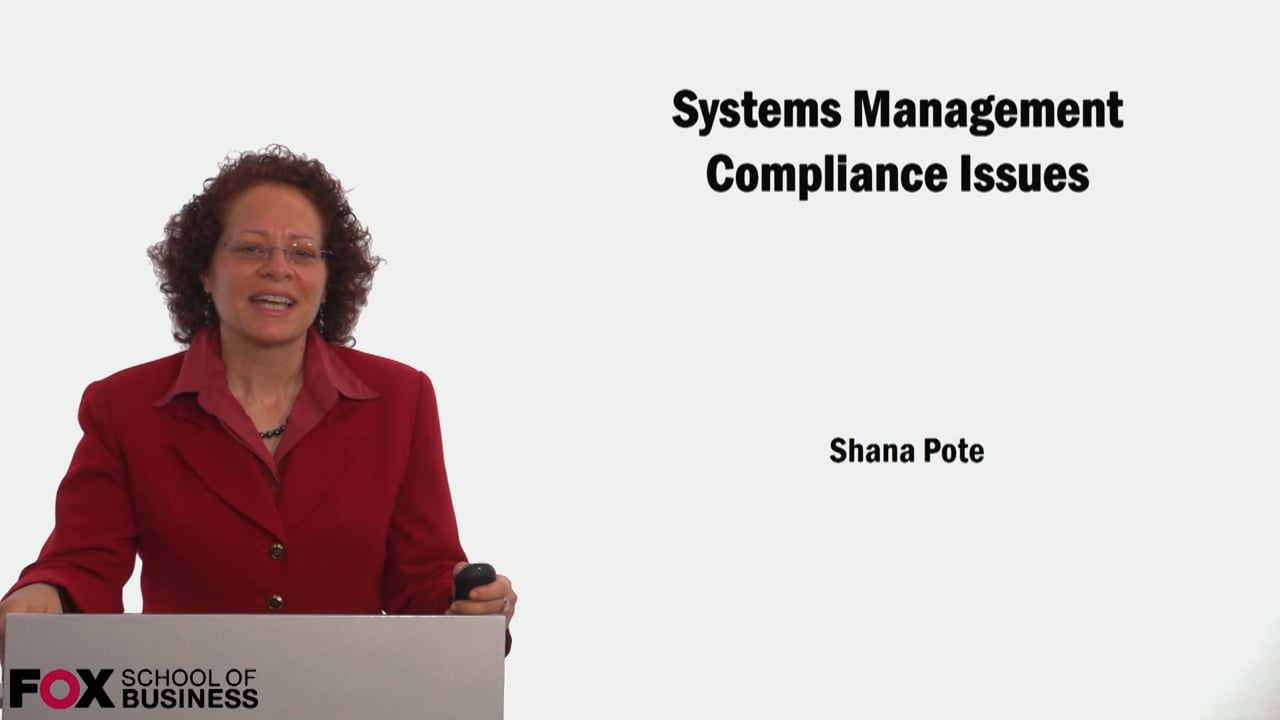 System Management Compliance Issues