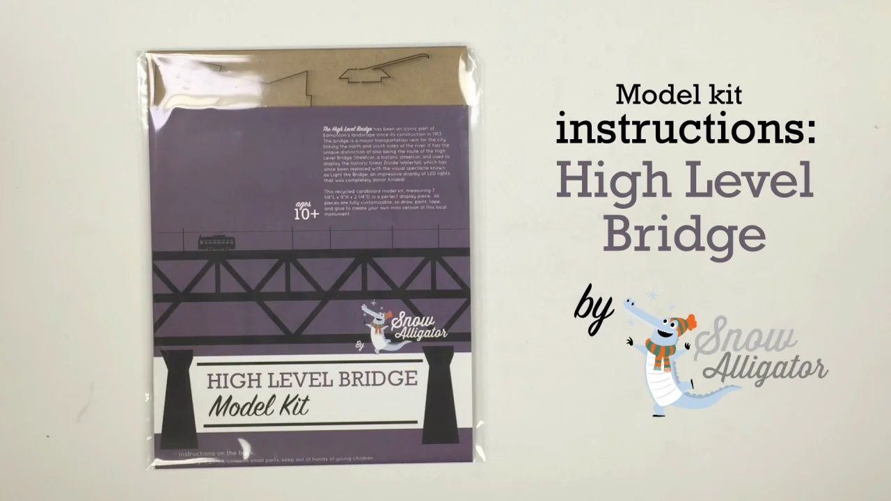 High Level Bridge Model Kit on Vimeo
