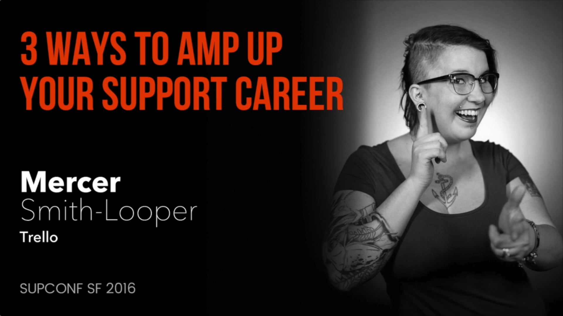 Watch Mercer Smith-Looper: 3 Ways To Amp Up Your Support Career Online ...