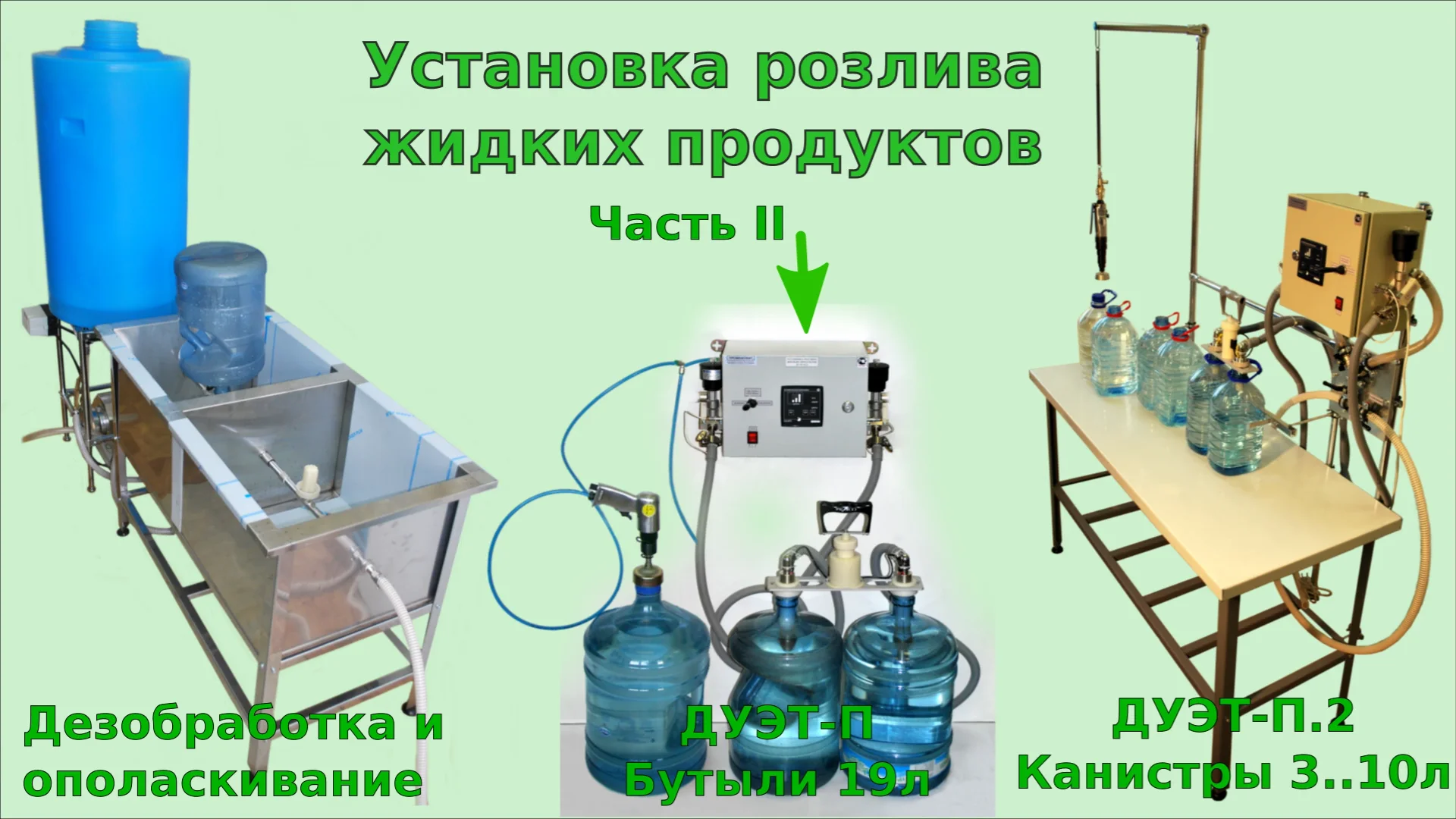 Как часто производится замена емкости при использовании. Установка для розлива жидкостей.