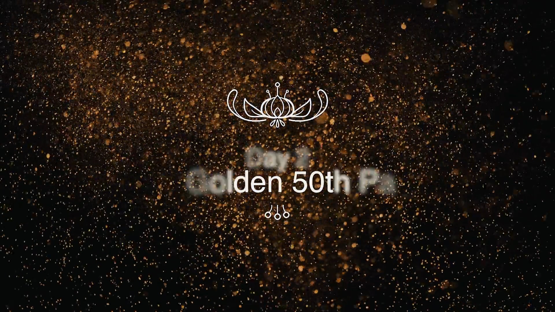 GOLDEN 50TH BIRTHDAY