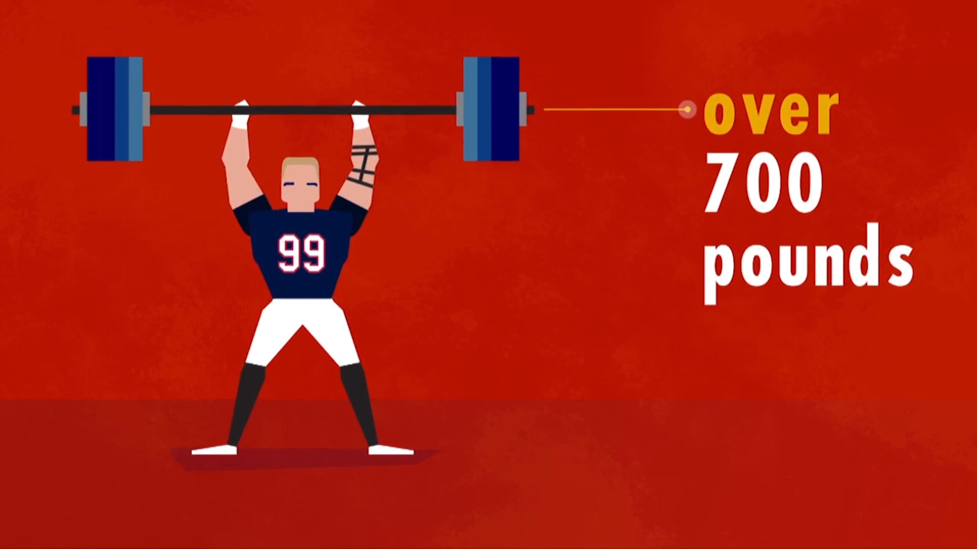 J.J. Watt is not human (NFL infographic)