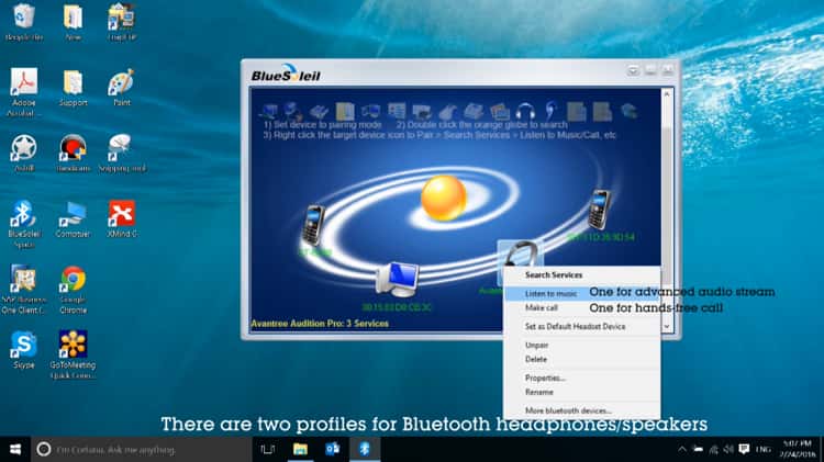 Bluetooth адаптер USB 4.0 BlueSoleil