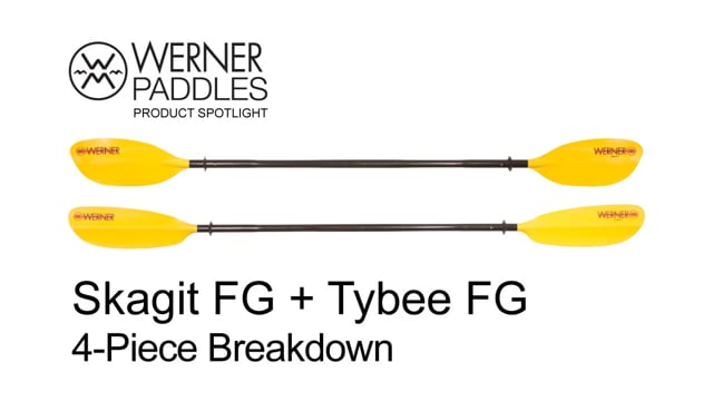 Werner Paddles-Skagit FG + Tybee FG 4-Piece Breakdown