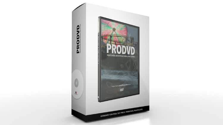 ProDVD - Professional Media Product Box in Final Cut Pro X from Pixel Film  Studios