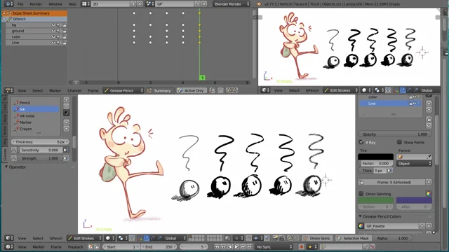 Using the Erase Tool in Blender Grease Pencil - BlenderNation