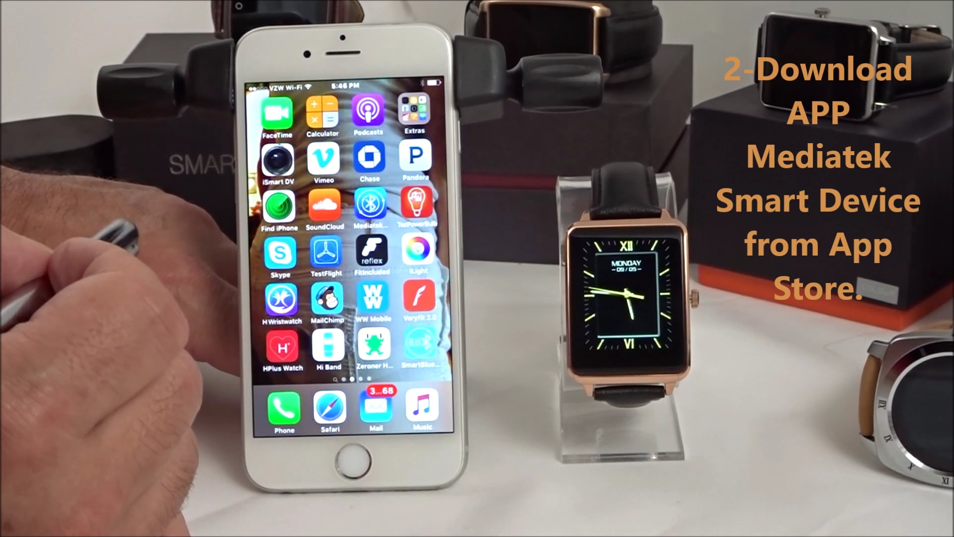 Chillwatch Smart Pairing video for IOS Apple Phones and user tips