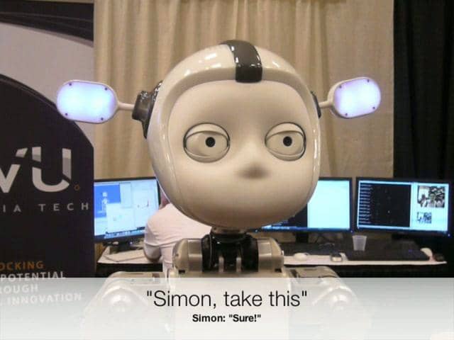 Simon the Robot learns to clean up on Vimeo