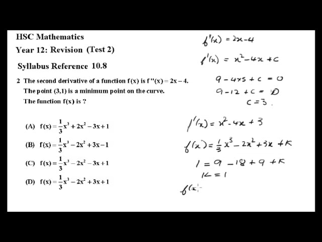 HSC Mathematics Solutions on Vimeo