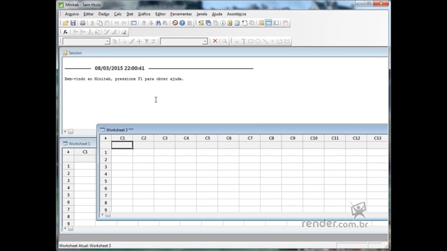 M1A2 - Explorando a Interface do Minitab