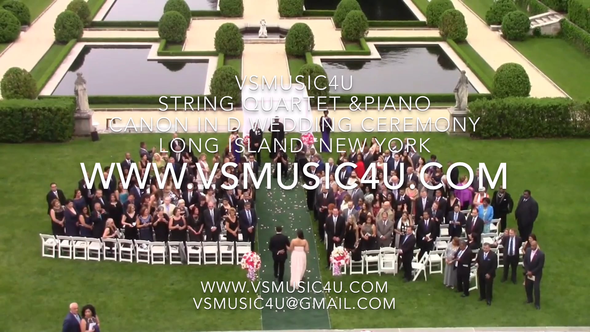 Promotional video thumbnail 50 for VSmusic4u Wedding & Event Musicians