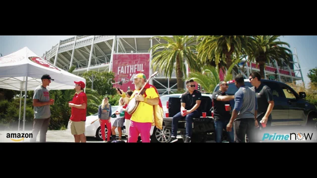 Prime Now delivers supplies to tailgaters at 49ers games