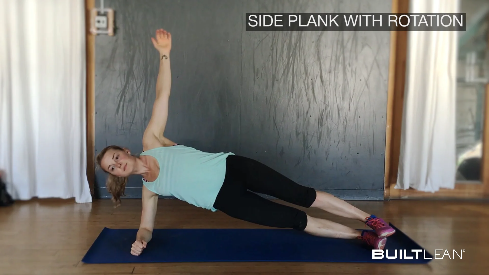 side plank rotations