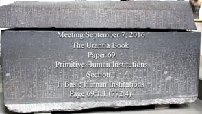 Paper 69 – Primitive Human Institutions