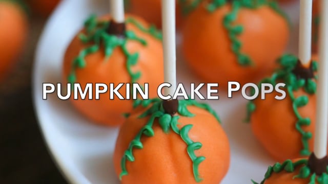 Pumpkin Cake Pops