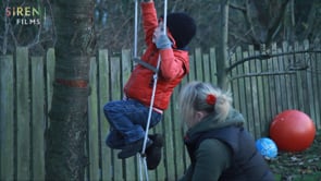 Watch Luca climbs a ladder