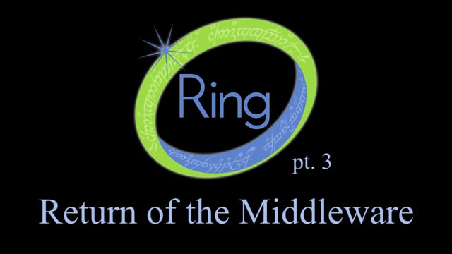 17. Ring, part 3: Return of the Middleware