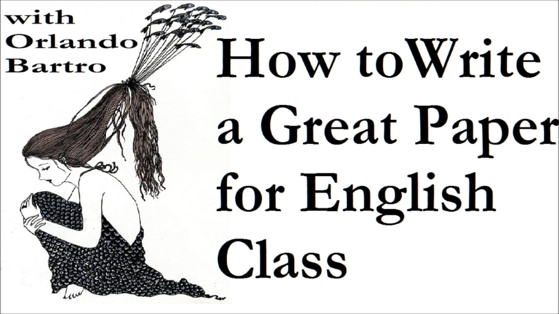 How to write a great paper for english class on vimeo