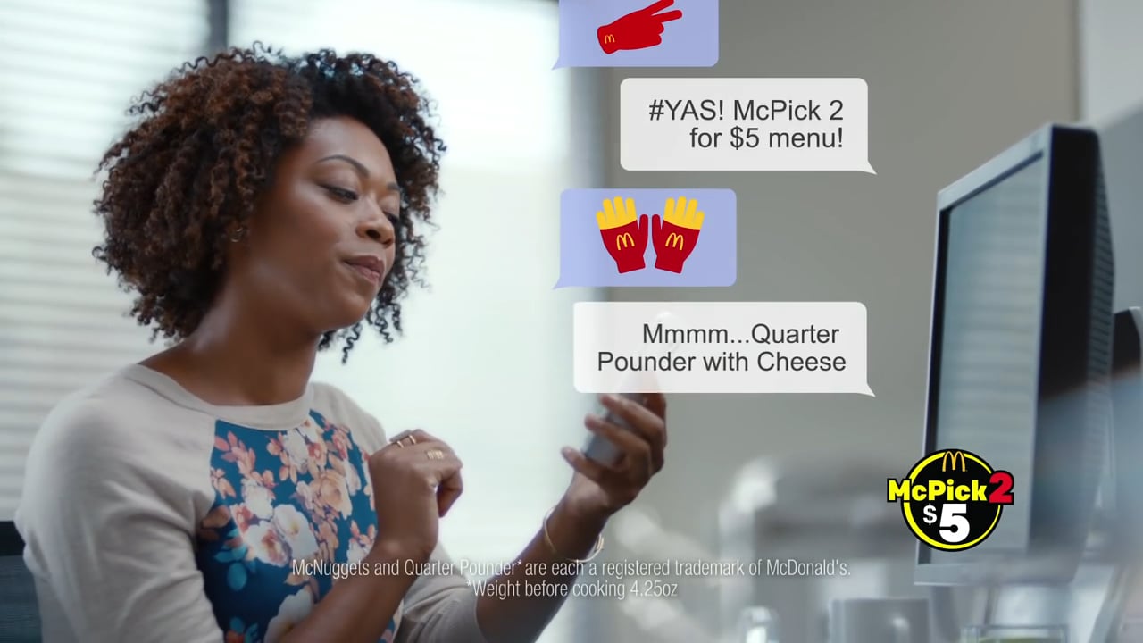 McDonald's_ Text Bubbles - McPick 2 for $5 on Vimeo