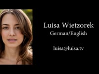 Demo Reel Luisa Wietzorek 2016