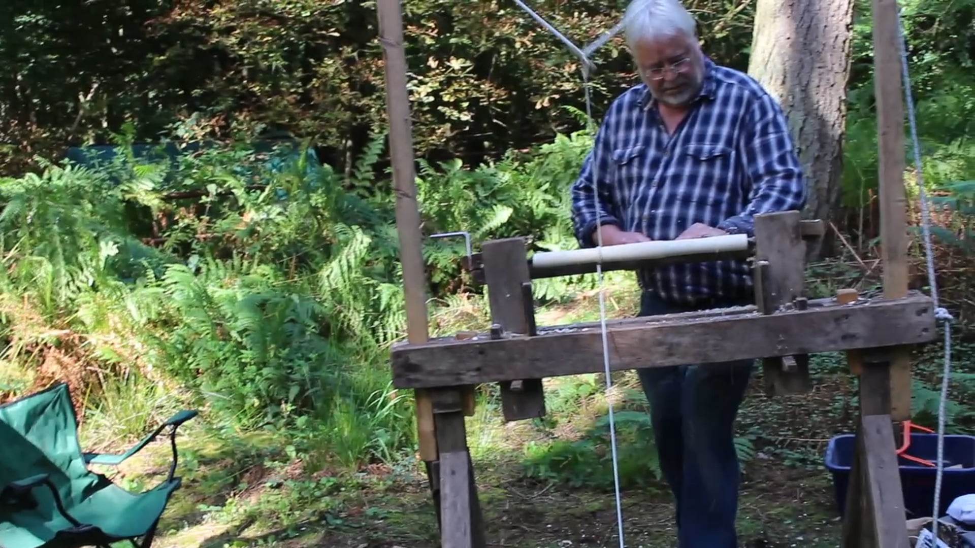 Oxfordshire Bodgers in Foxcombe Wood