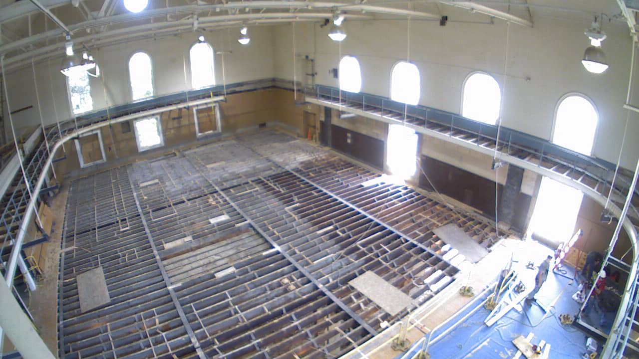 Old Gym Floor Removal on Vimeo