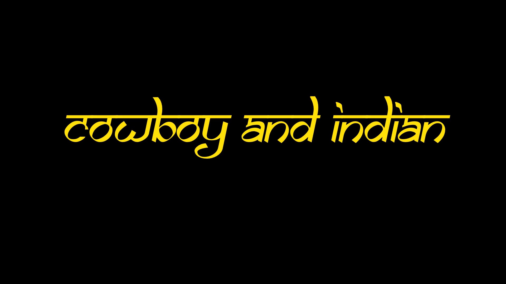 Cowboy and Indian