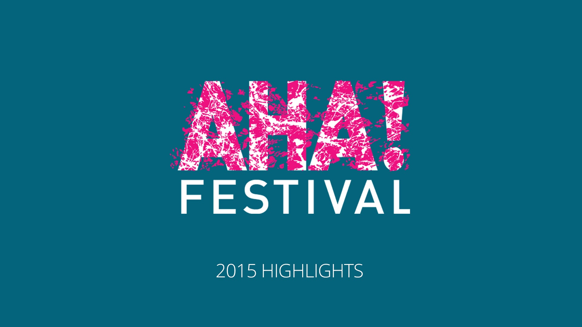 AHA Festival 2015 Documentary on Vimeo