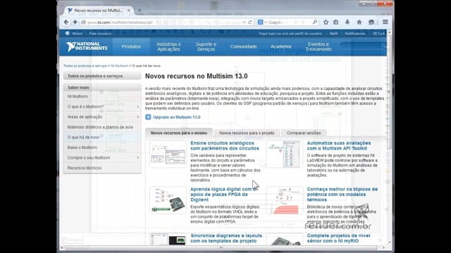 M1A3 - Novos Recursos do Multisim 13