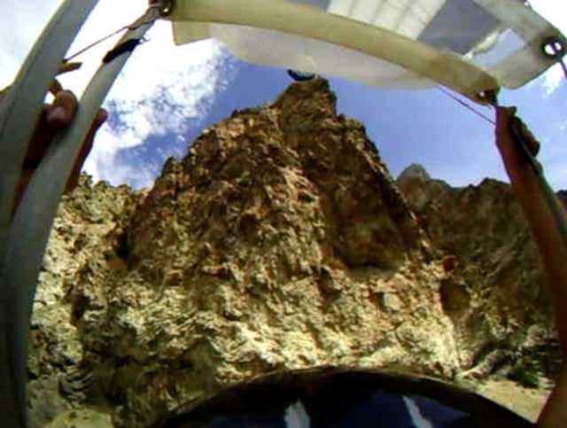 GoPro Helmet HERO Wide footage of base jumping heavies... on Vimeo
