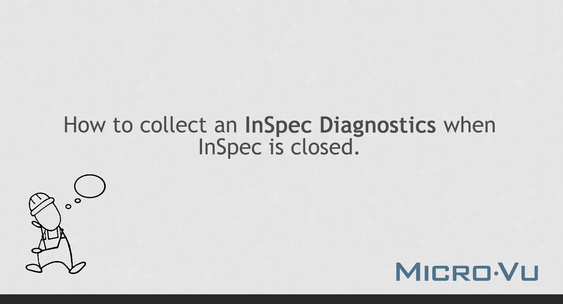 InSpec Classic How To Collect an InSpec Diagnostics when InSpec is