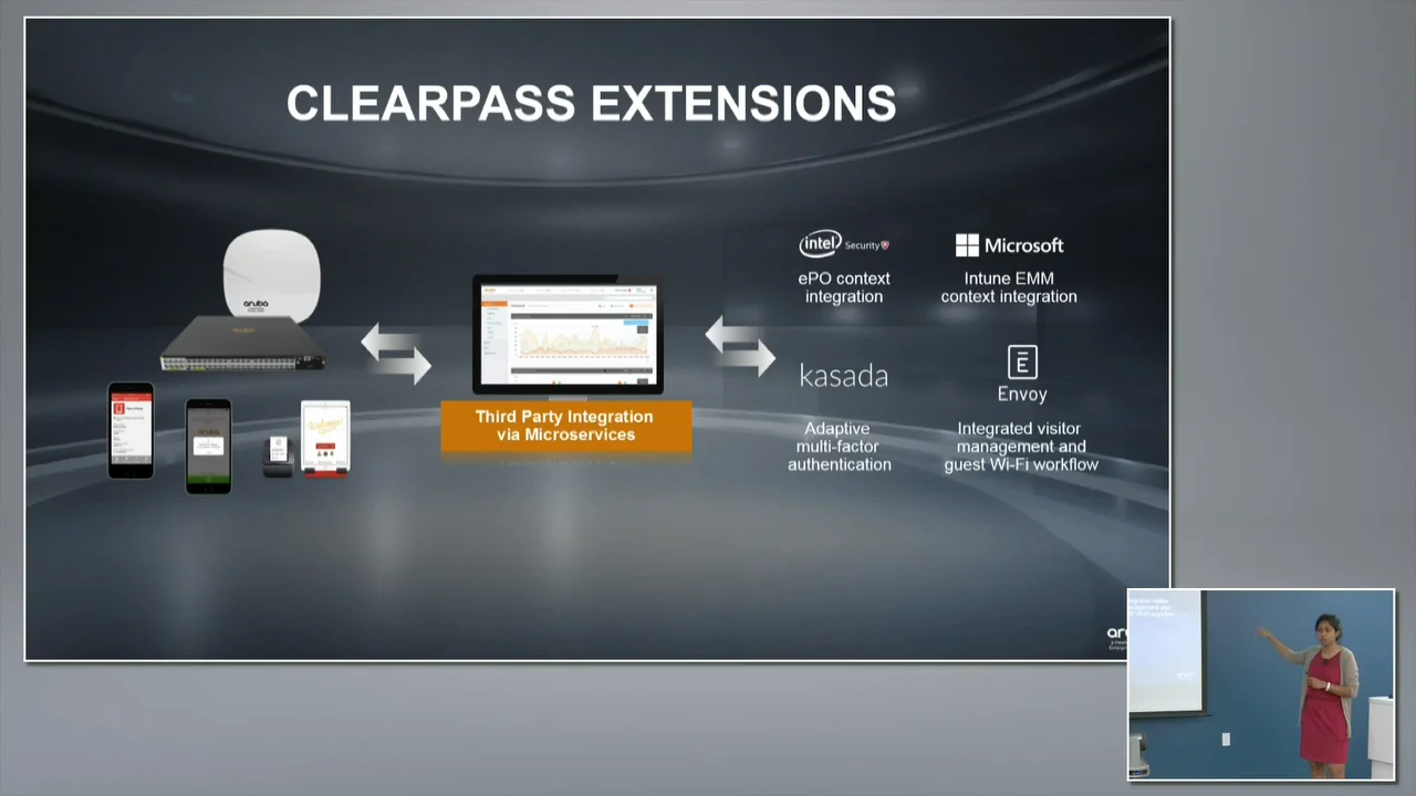 Aruba ClearPass Extensions on Vimeo