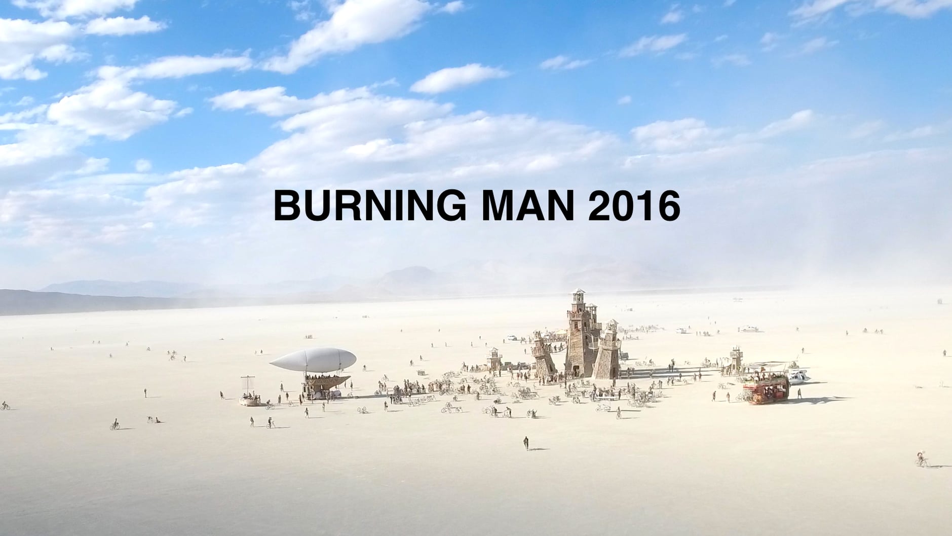 Burning Man 2016 aerial view