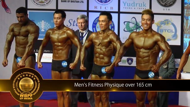 Physique Fitness Men - Men's Fitness Physique over 165 cm Pre - Judging ...