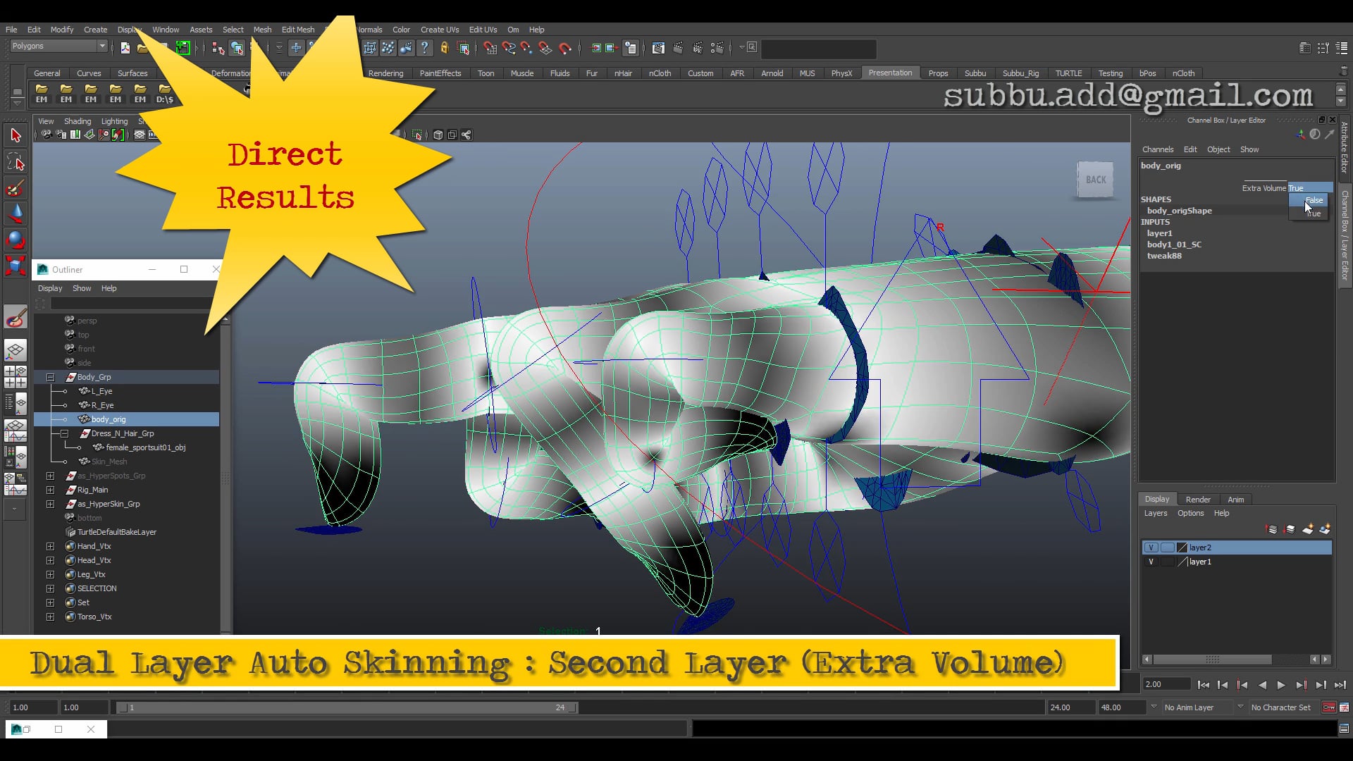 as_HyperSkin : Auto Dual Skinning- Biped Rigs