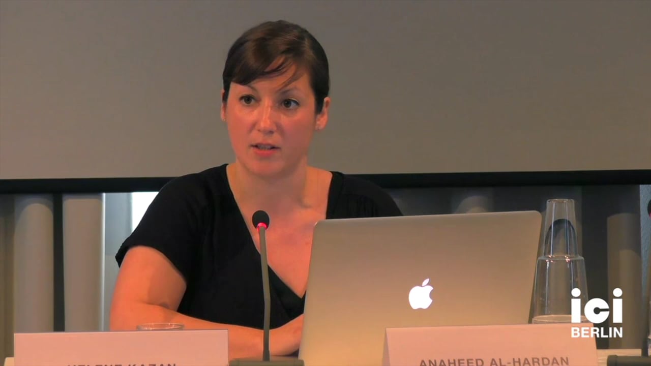 Talk by Helene Kazan