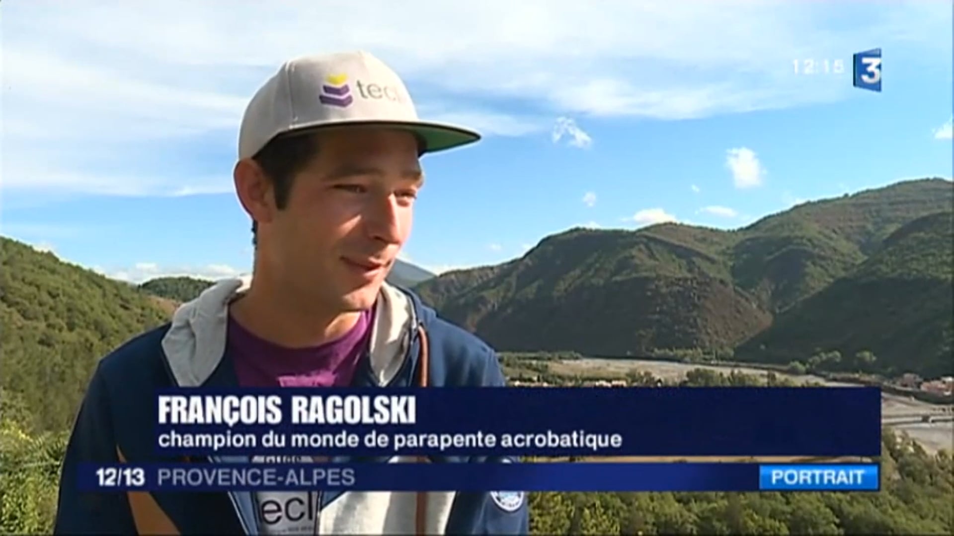 FR3 TV - Alpes Provence - Portrait François Ragolski 2016-09-16